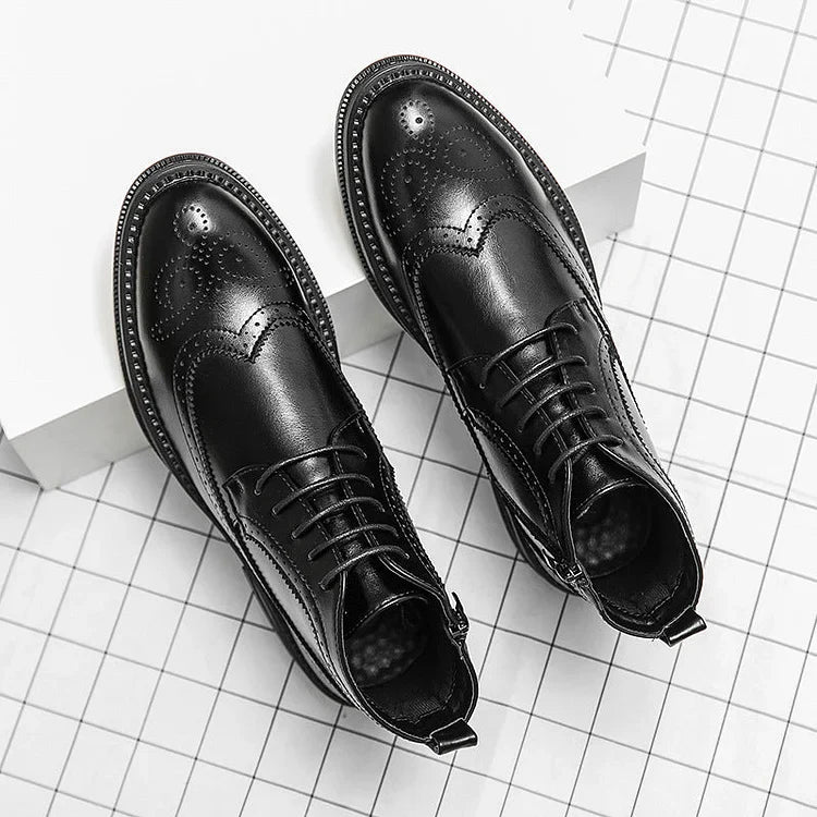 Bottes d'Exception en Cuir - Élégance, Lux et Confort