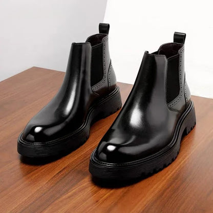 Bottines Chelsea en Cuir – Classe Intemporelle