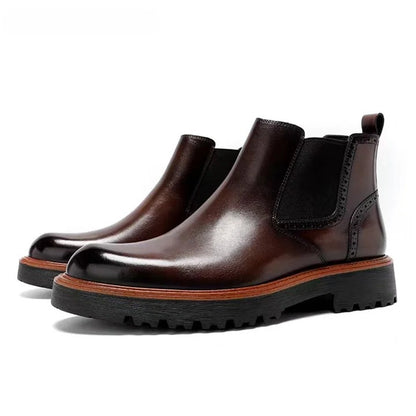 Bottines Chelsea en Cuir – Classe Intemporelle