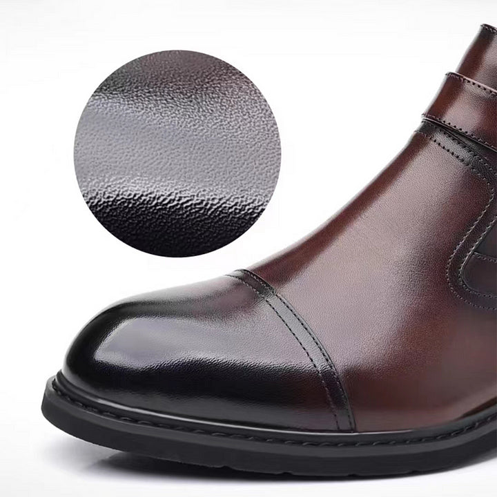 Bottes Habillées Chaudes en Cuir Pour Homme - Lux et Confort
