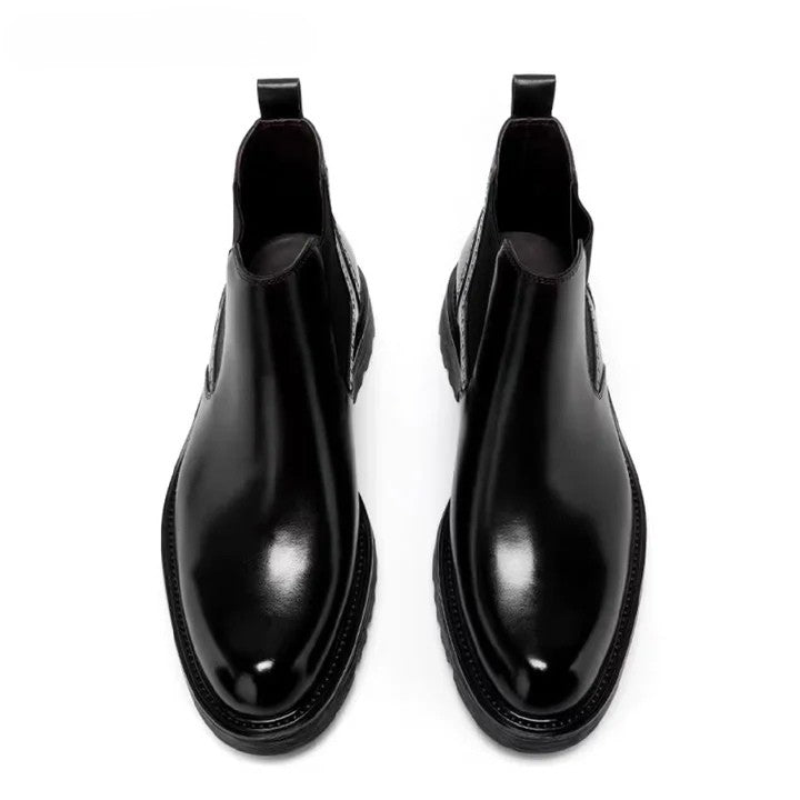 Bottines Chelsea en Cuir – Classe Intemporelle