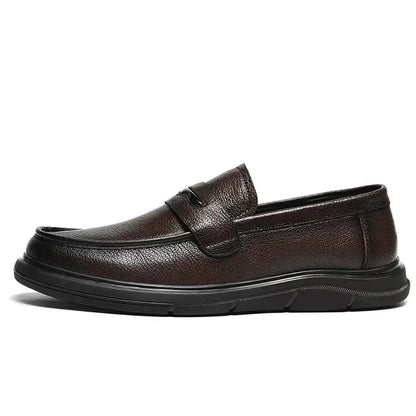 Mocassins Souples en Cuir à Semelle Souple et Sessus Souple