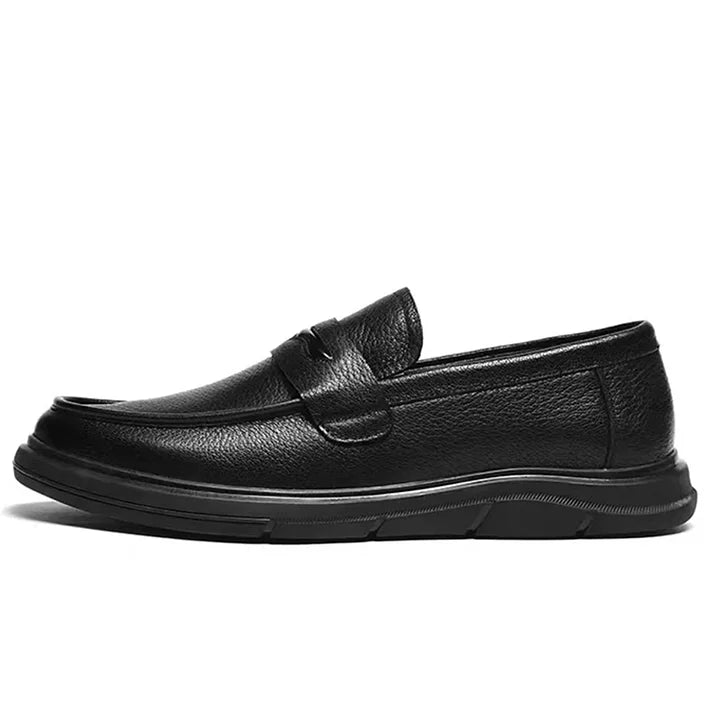 Mocassins Souples en Cuir à Semelle Souple et Sessus Souple