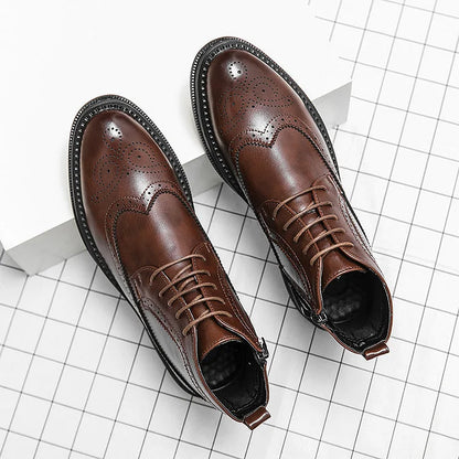 Bottes d'Exception en Cuir - Élégance, Lux et Confort