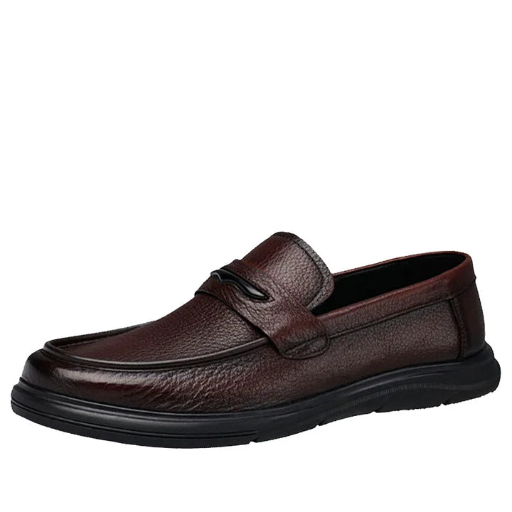 Mocassins Souples en Cuir à Semelle Souple et Sessus Souple