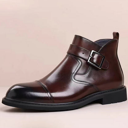 Bottes Habillées Chaudes en Cuir Pour Homme - Lux et Confort