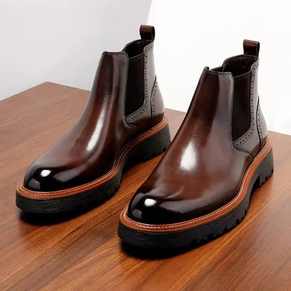 Bottines Chelsea en Cuir – Classe Intemporelle