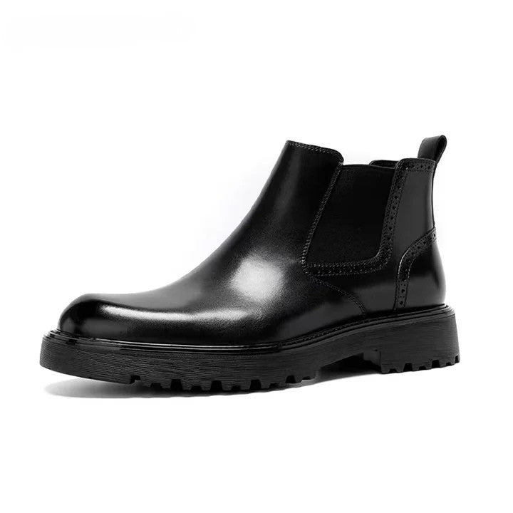Bottines Chelsea en Cuir – Classe Intemporelle