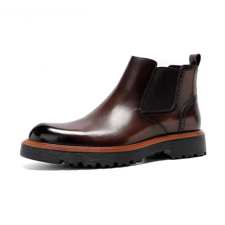 Bottines Chelsea en Cuir – Classe Intemporelle